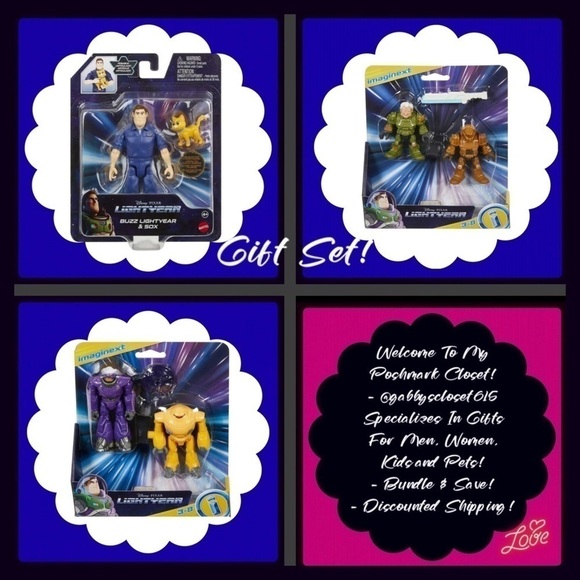 Disney Other - 💋 New Disney and Imaginext Figure Sets, (3) SETS of 3-Piece Preschool Toys